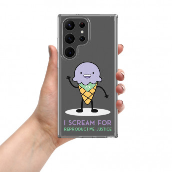 I Scream - Clear Case for Samsung®